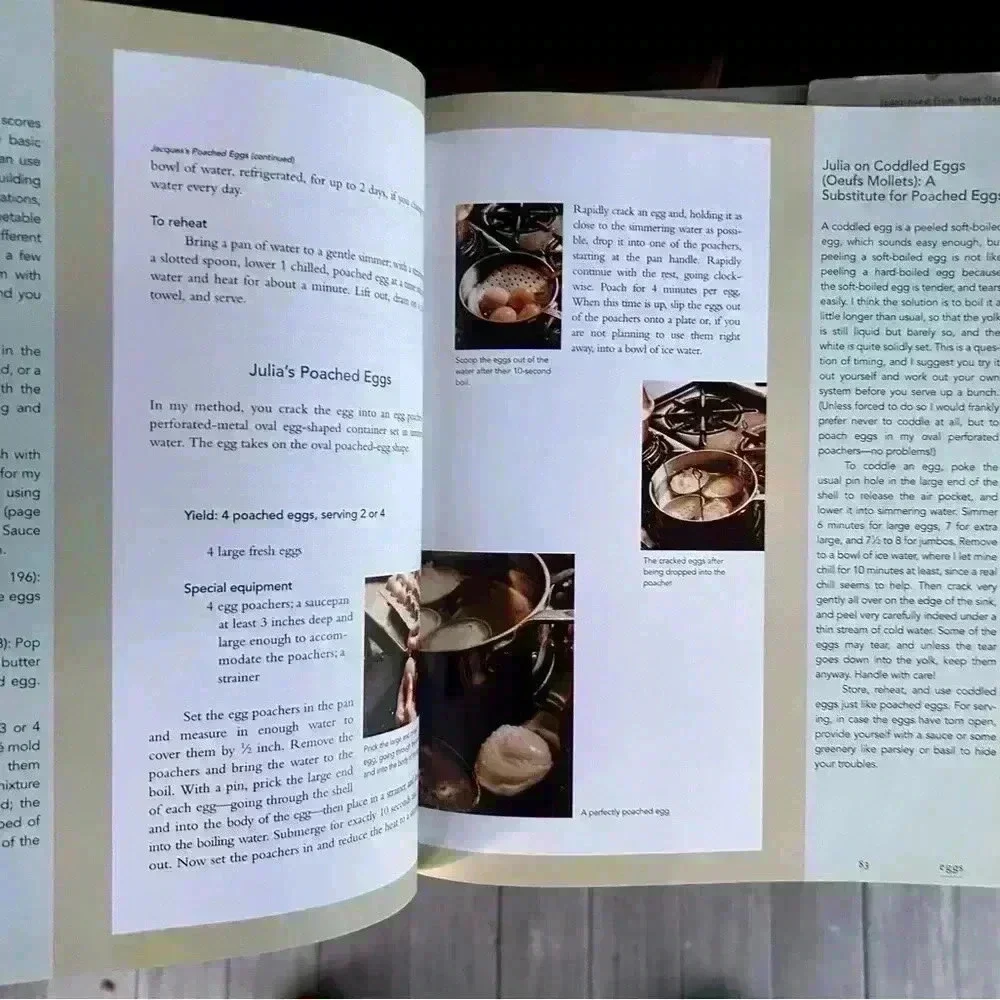 Julia and Jacques Cooking at Home. By Julia Child and Jacques Pepin vintage 1993
